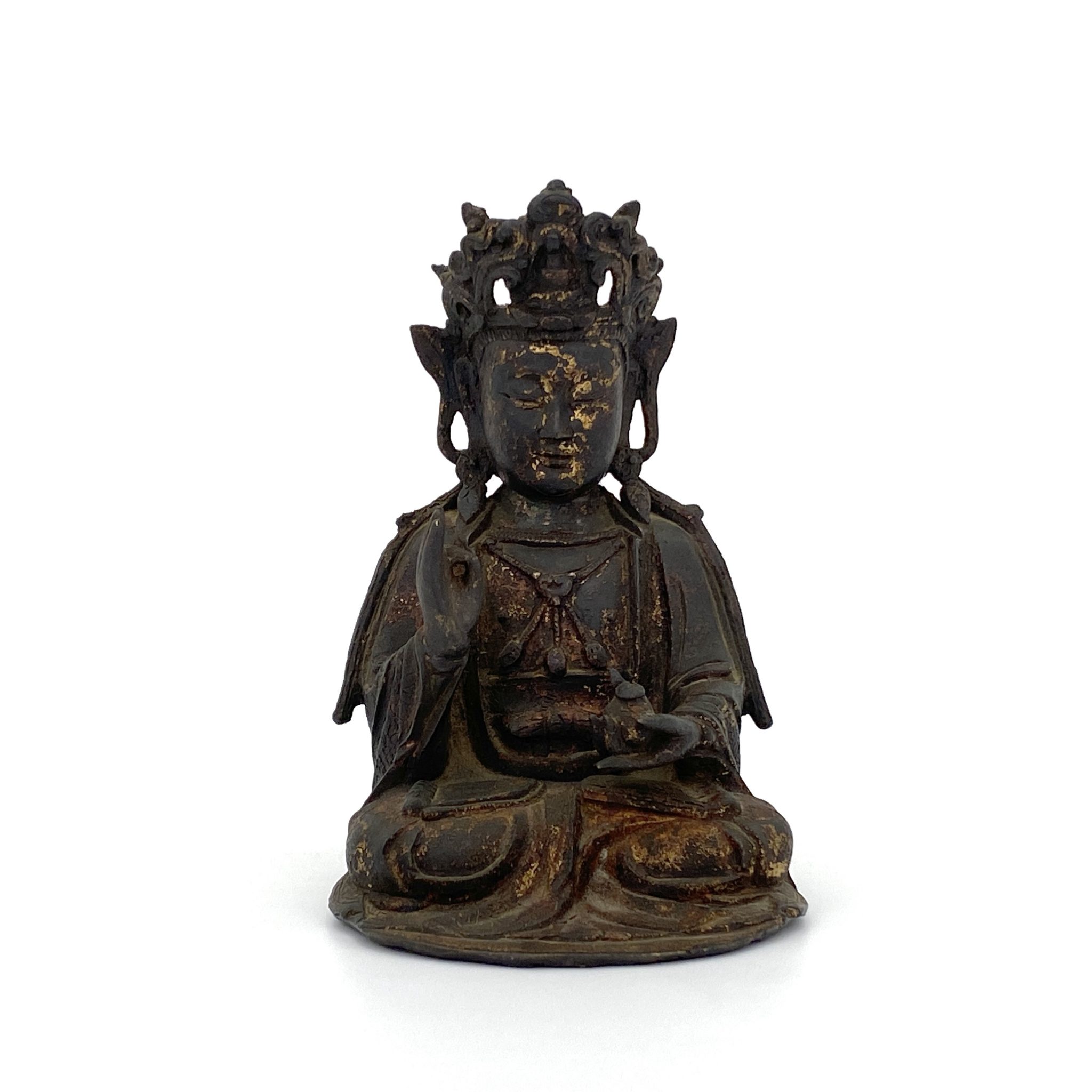 新作販売明 清初 銅雕文官立像 中国 古美術 仏像