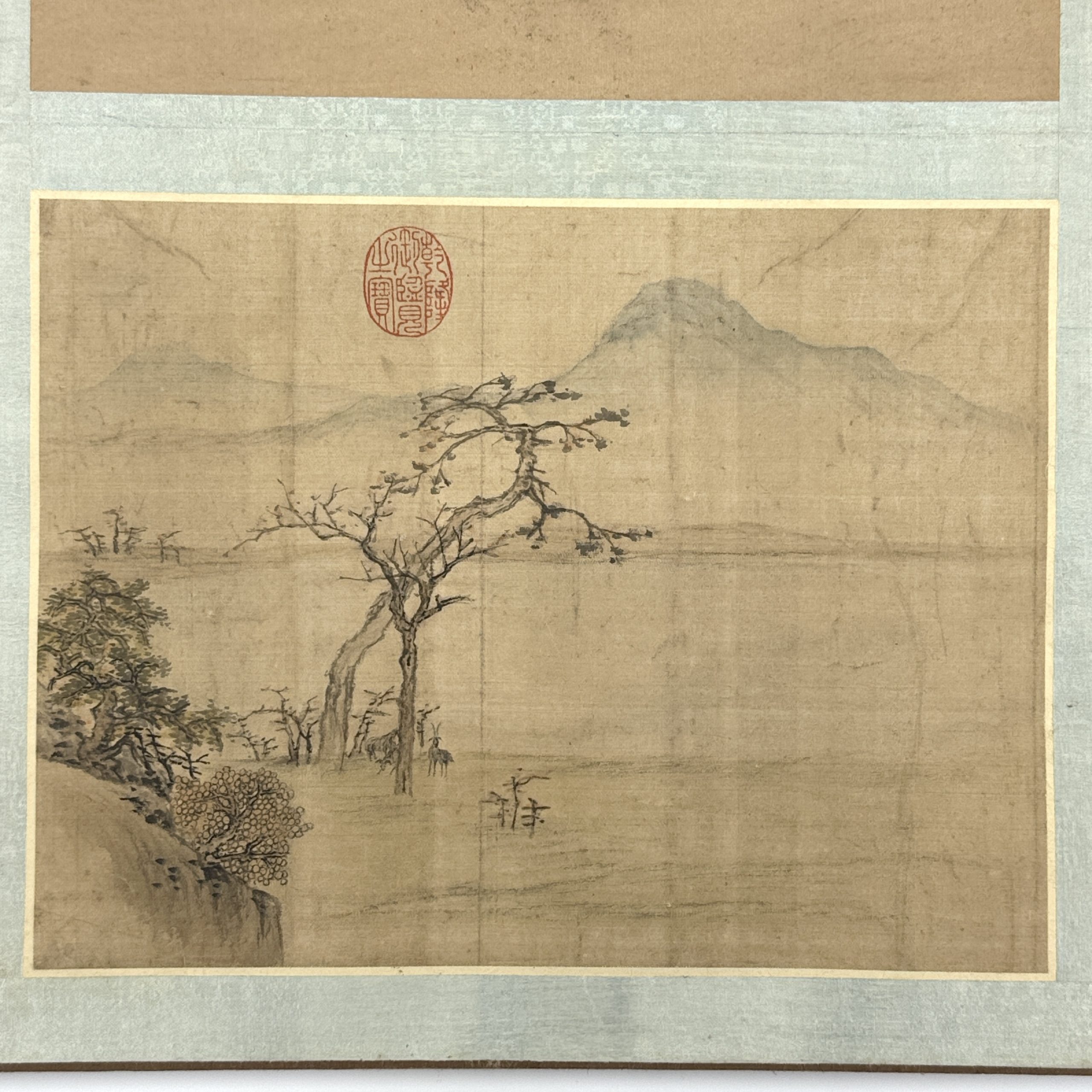 34395	「李世倬」画 山水図冊 全八図	23.5×31㎝ 29×39㎝