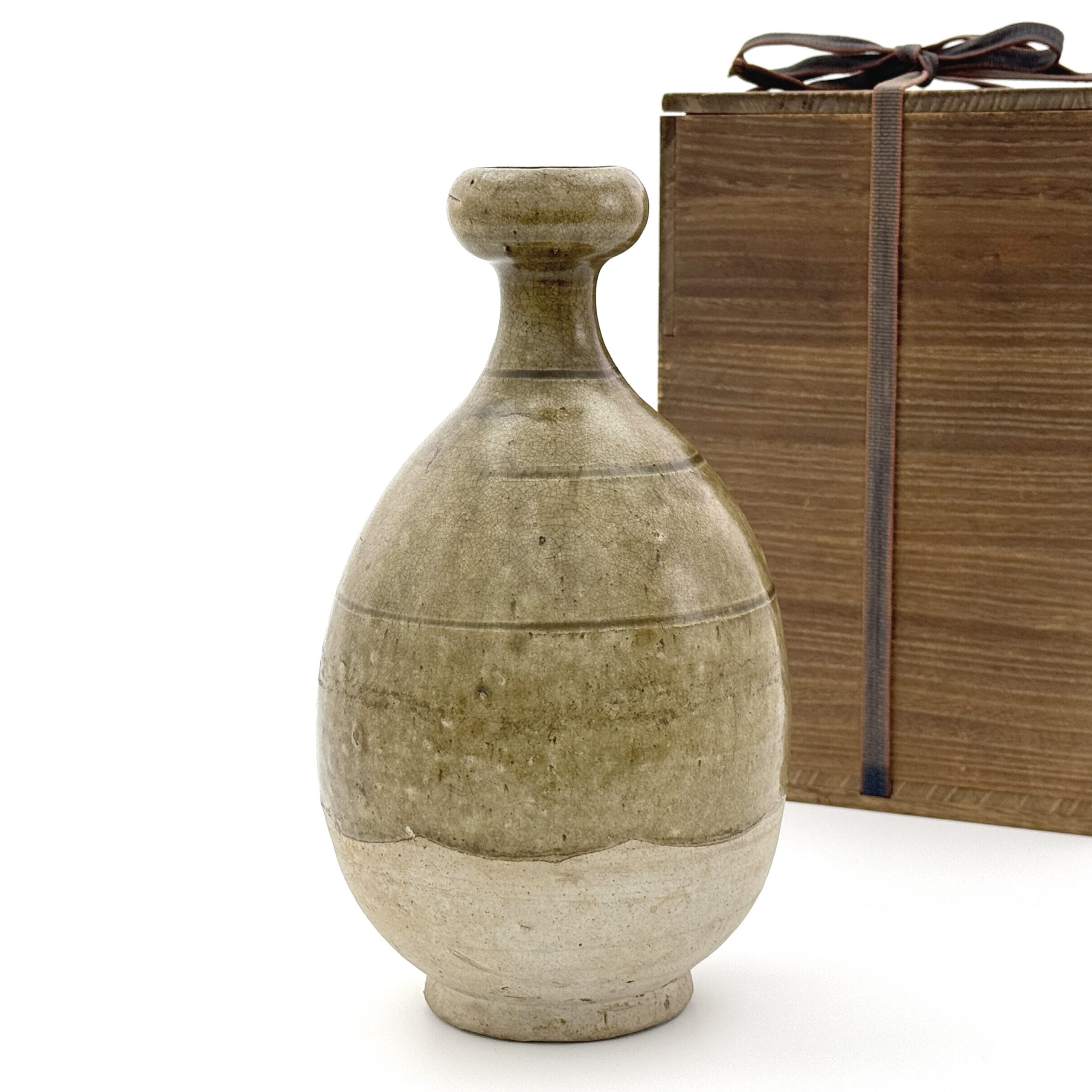 34049	越州窯 青磁 瓶 秦峰男収蔵品