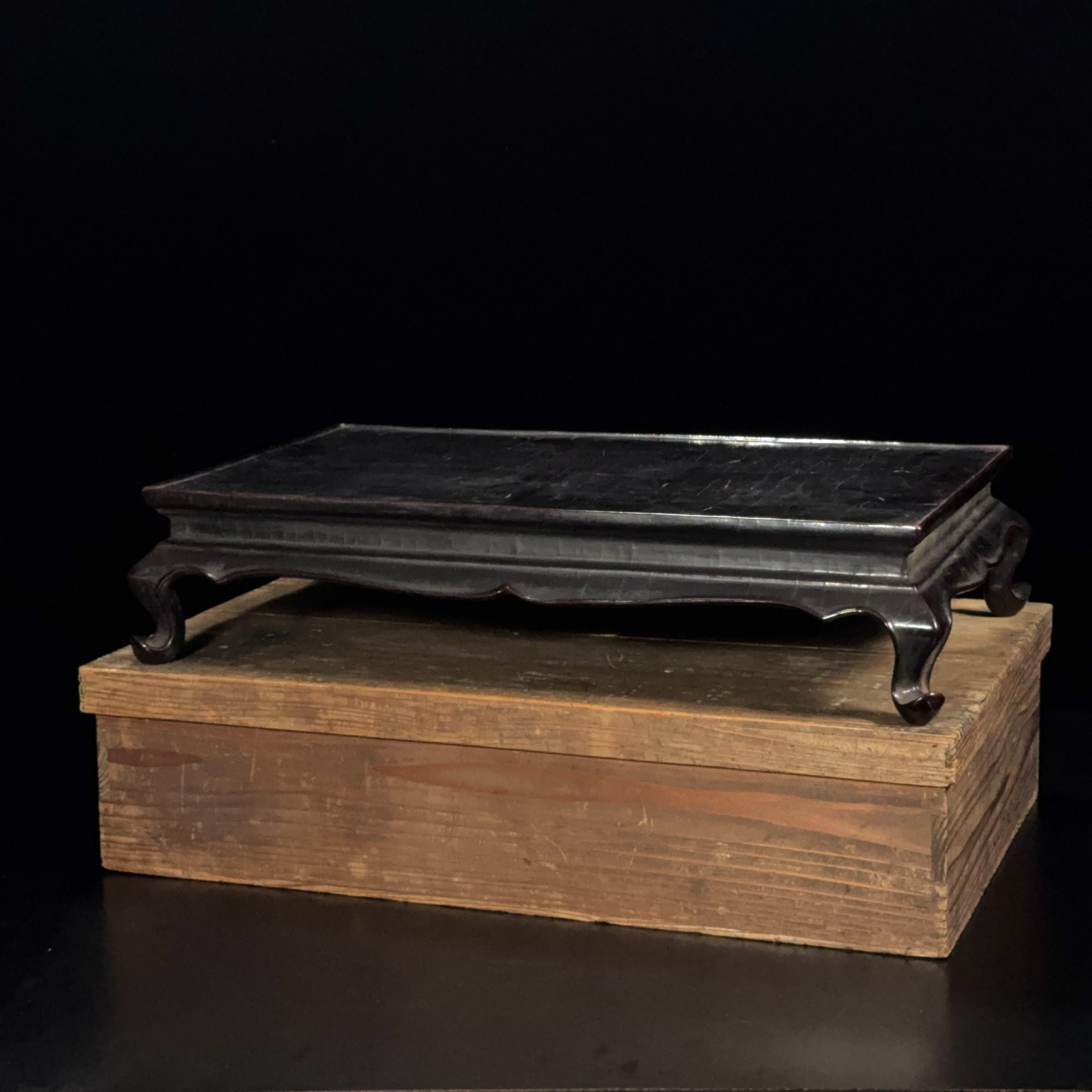 35198	明 黒漆 長方桌