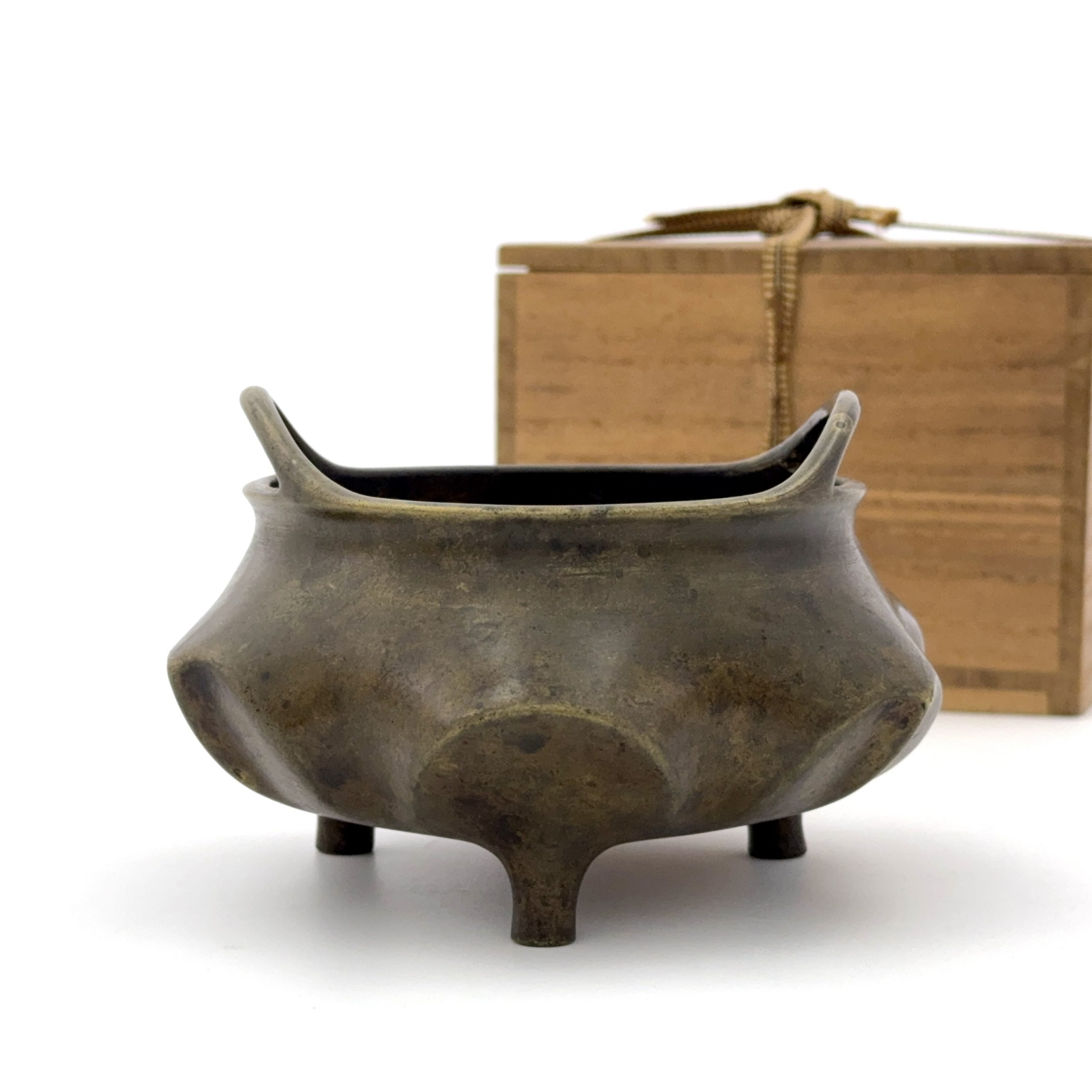 35210	十七世紀 在銘 橋耳爐