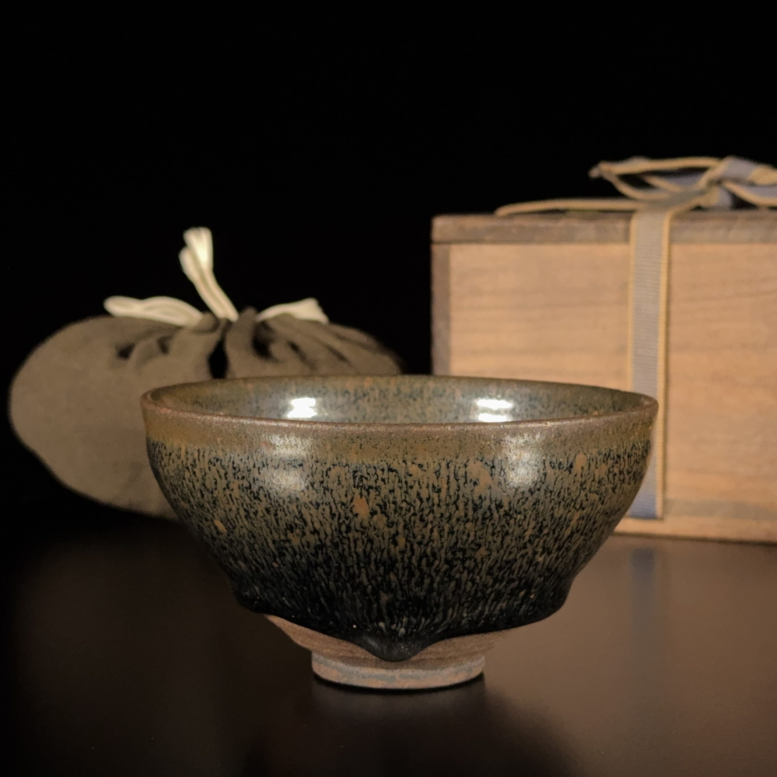 35217	南宋 建窯 禾目天目碗