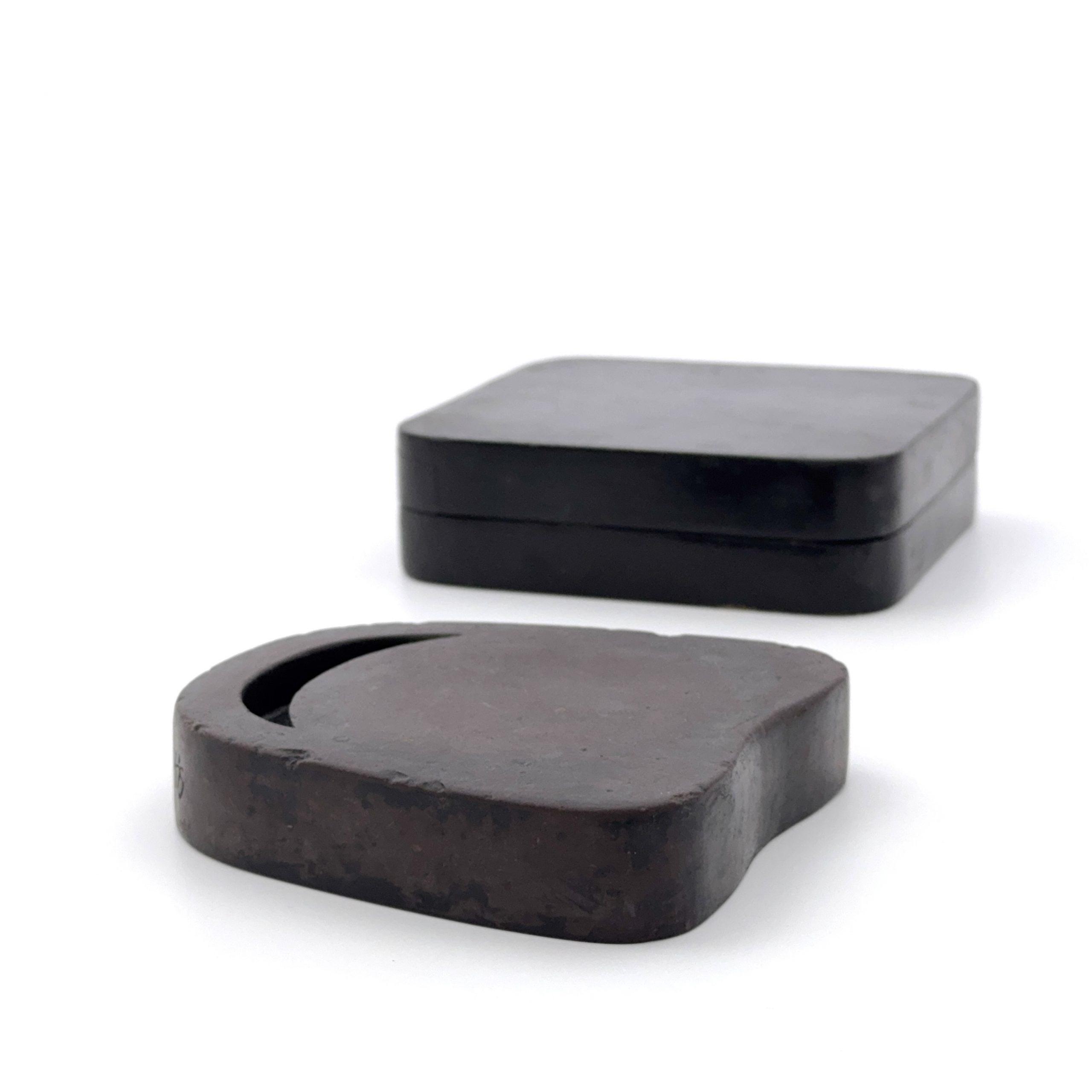 35290	乾隆御銘「仿宋天成風字硯」  Lot290～294同一収蔵家