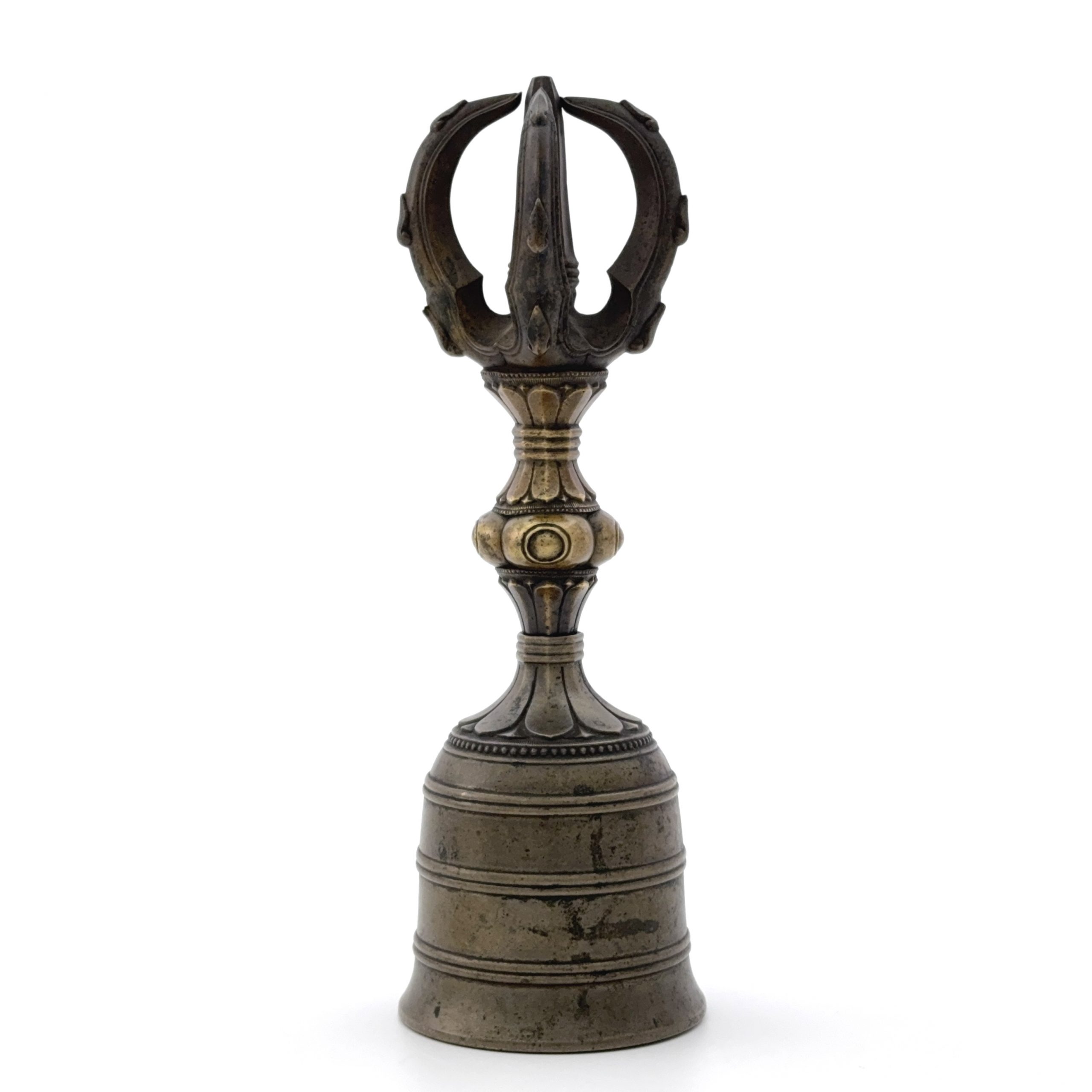 35314	西蔵十六/十七世紀 銅 五鈷鈴