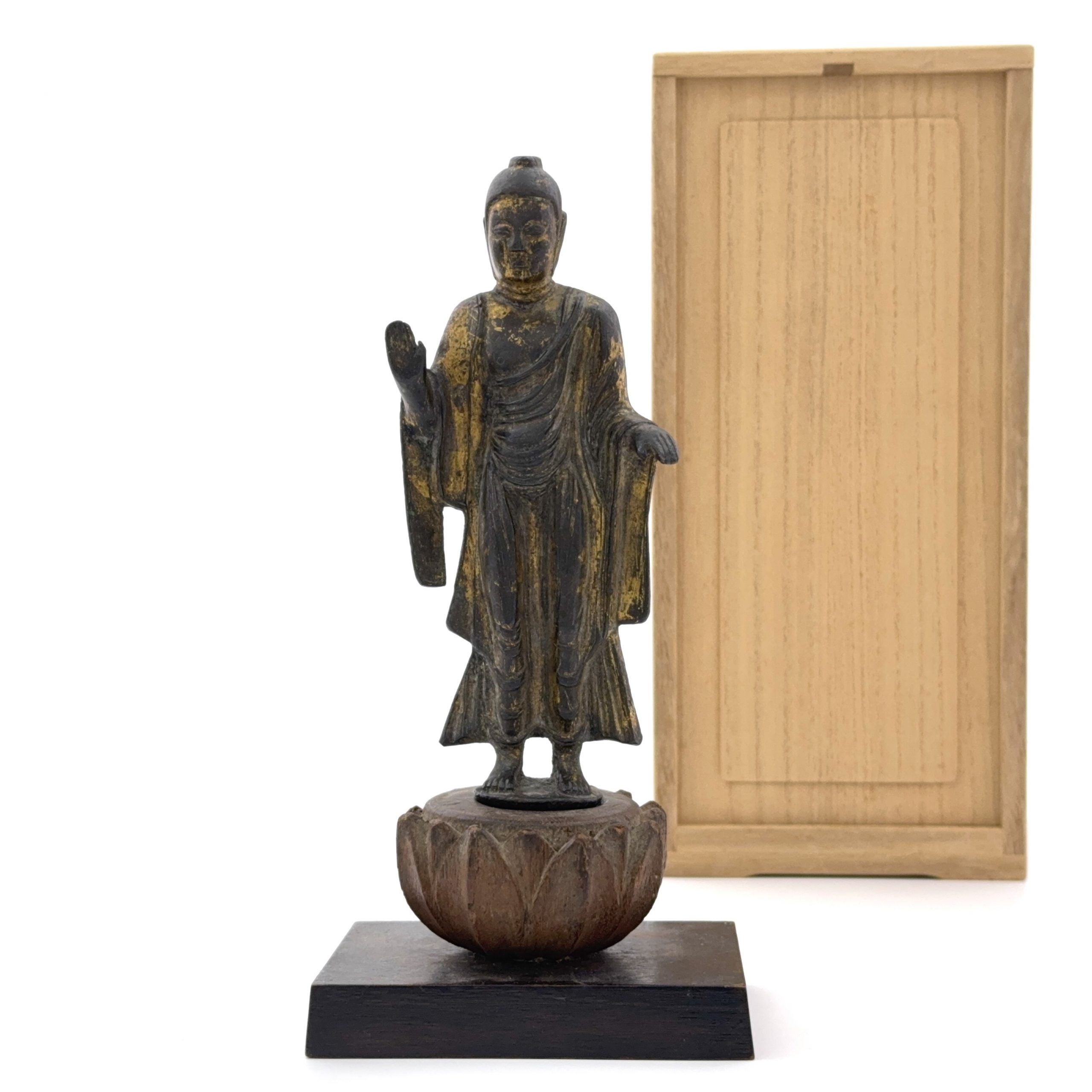 35322	唐 青銅鎏金 菩薩立像