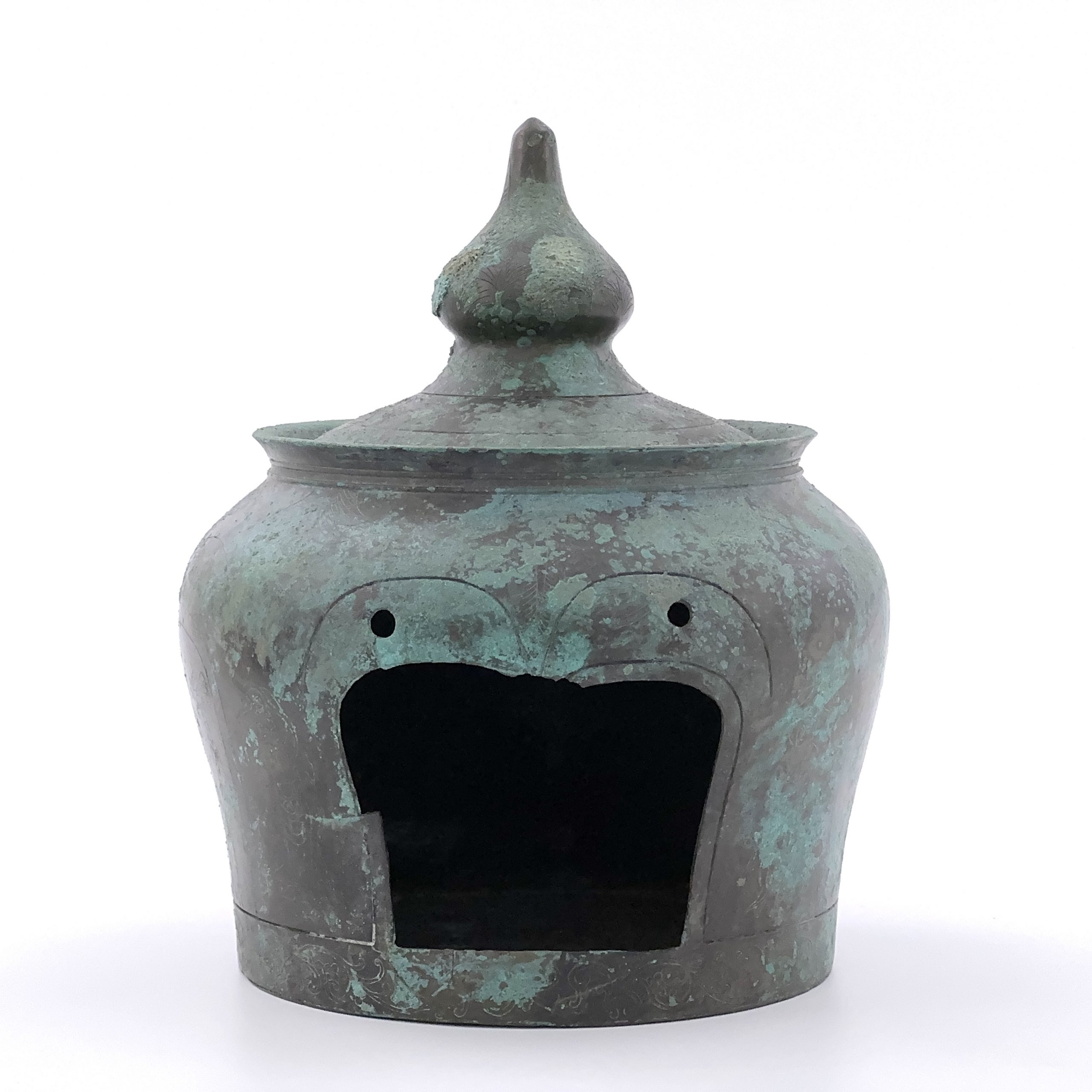 35323	青銅刻佛紋 佛柜