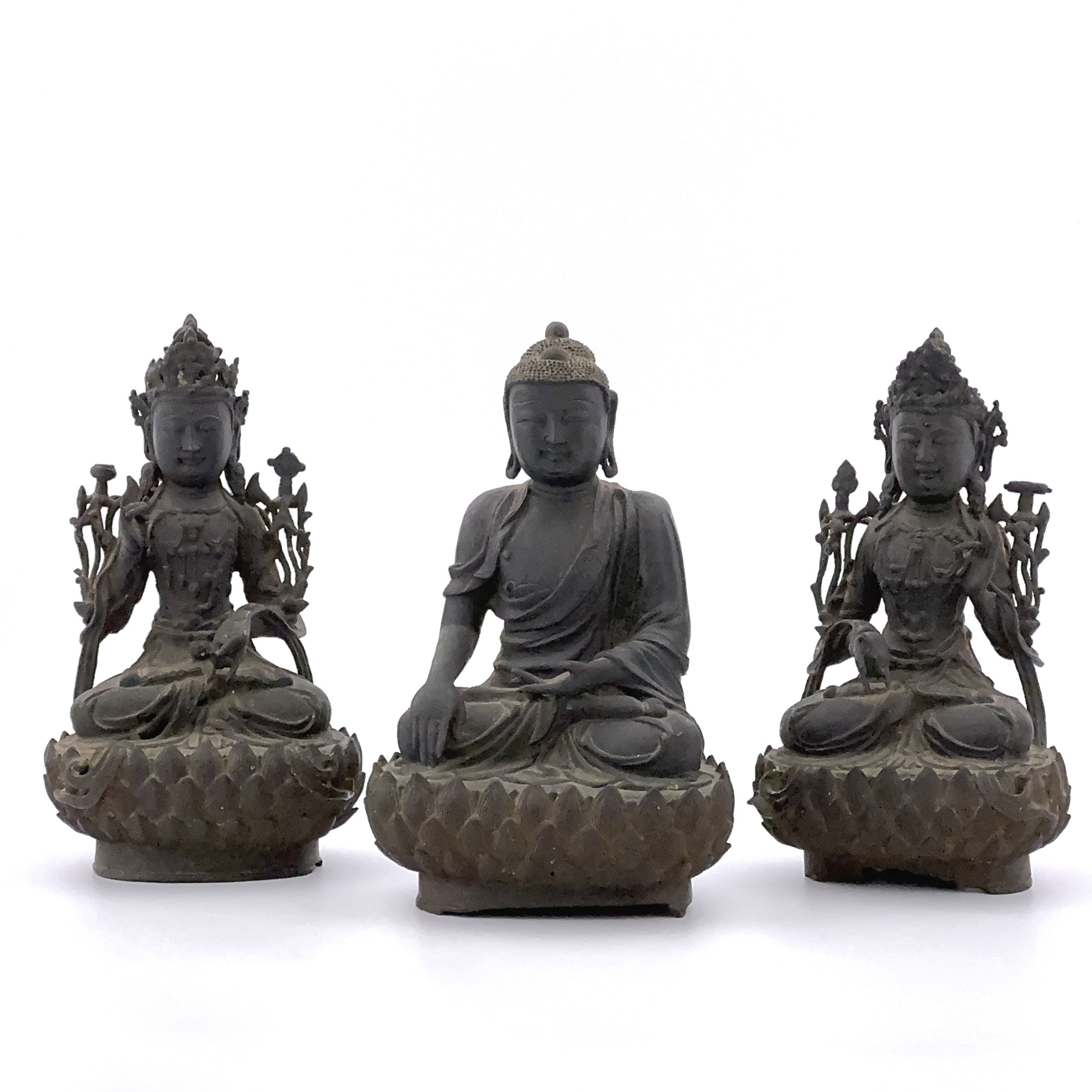 35326	明 銅 薬師佛等 計3件