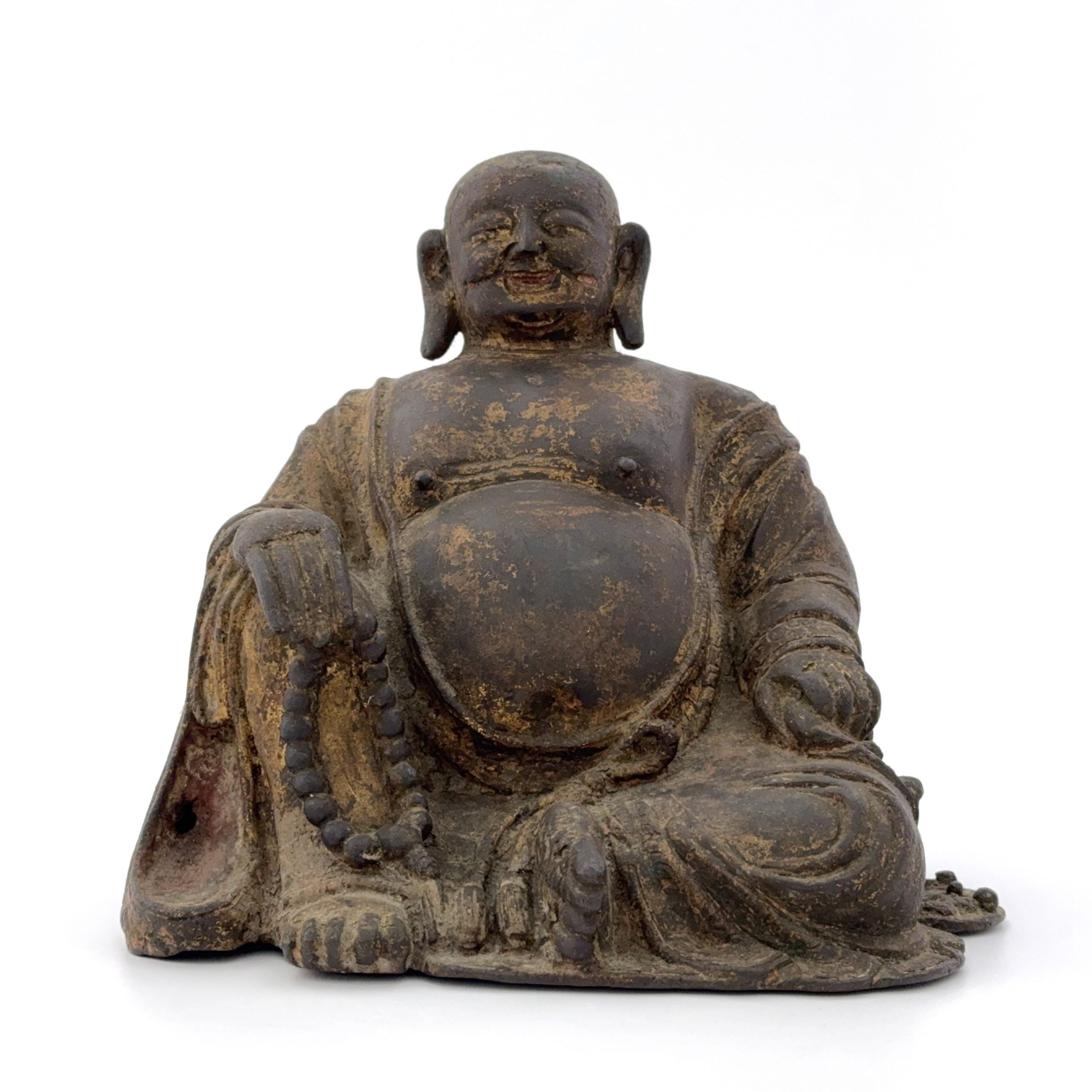 35332	明 銅漆金 弥勒菩薩坐像