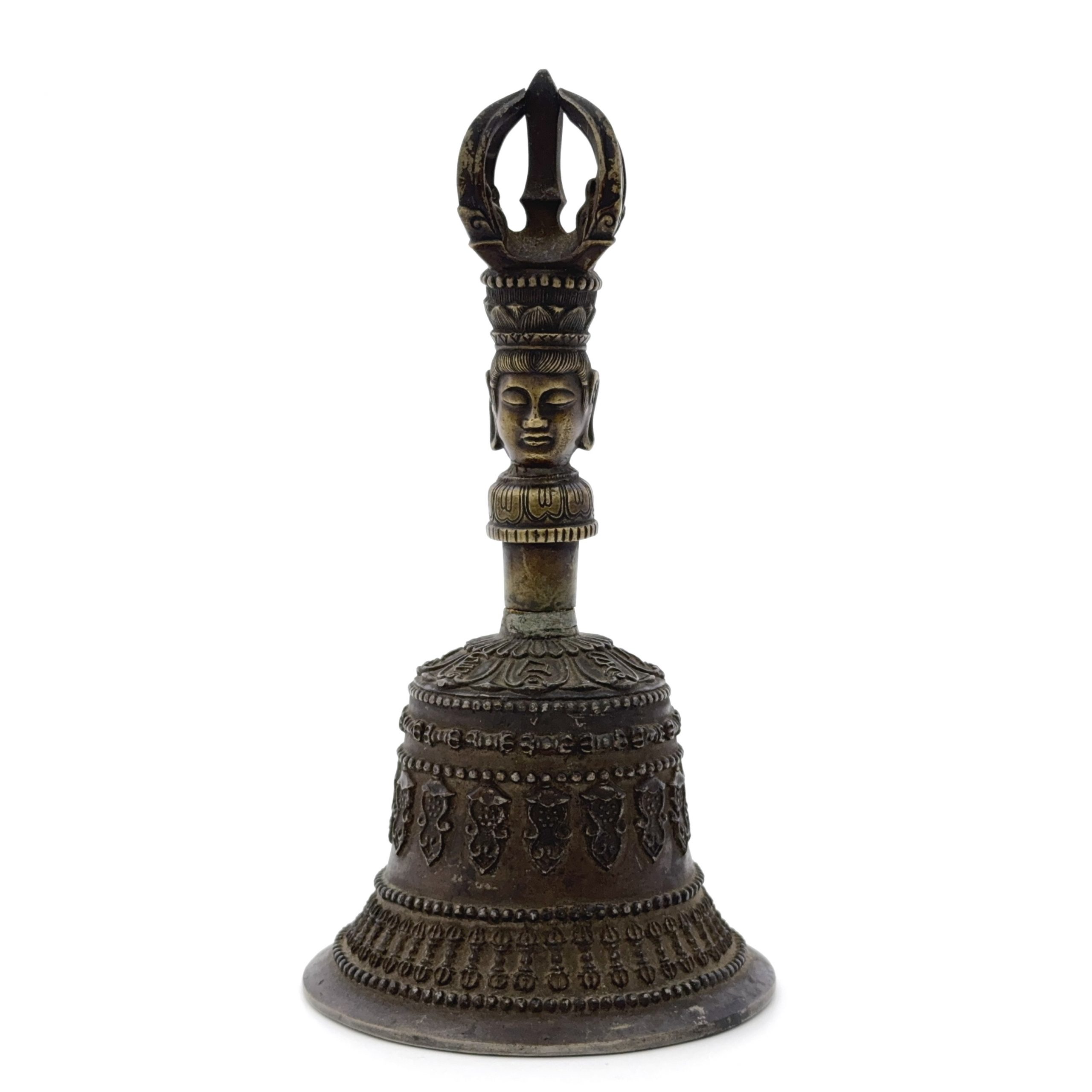 35338	明 在銘 銅 五鈷鈴