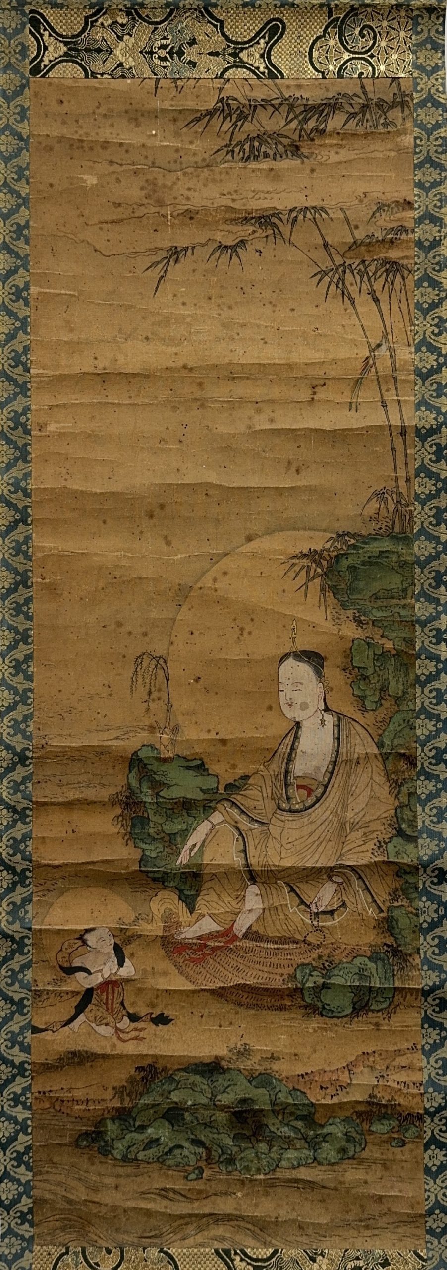 35552	伝兆殿司 観音図 軸	72×23.5㎝