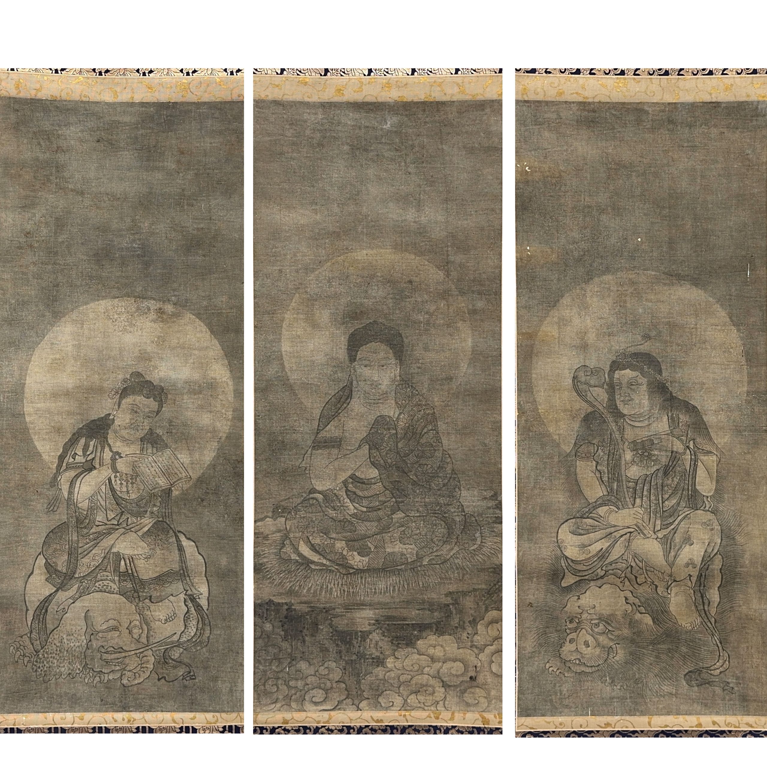 35583	古画 佛画 計3件	96×39㎝