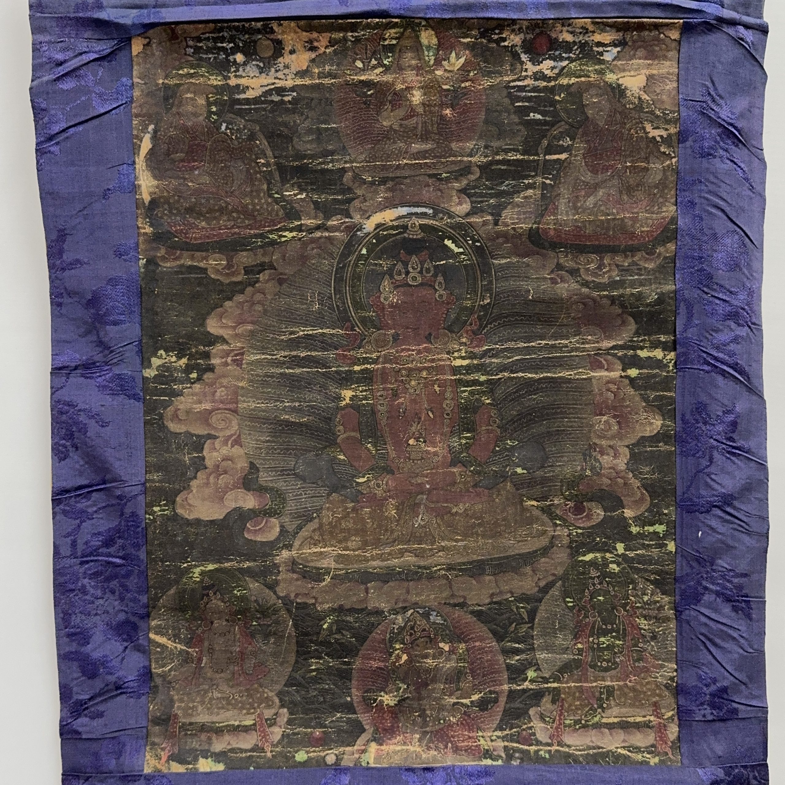 35591	唐卡 鏡心 計2件	54×35.5㎝他