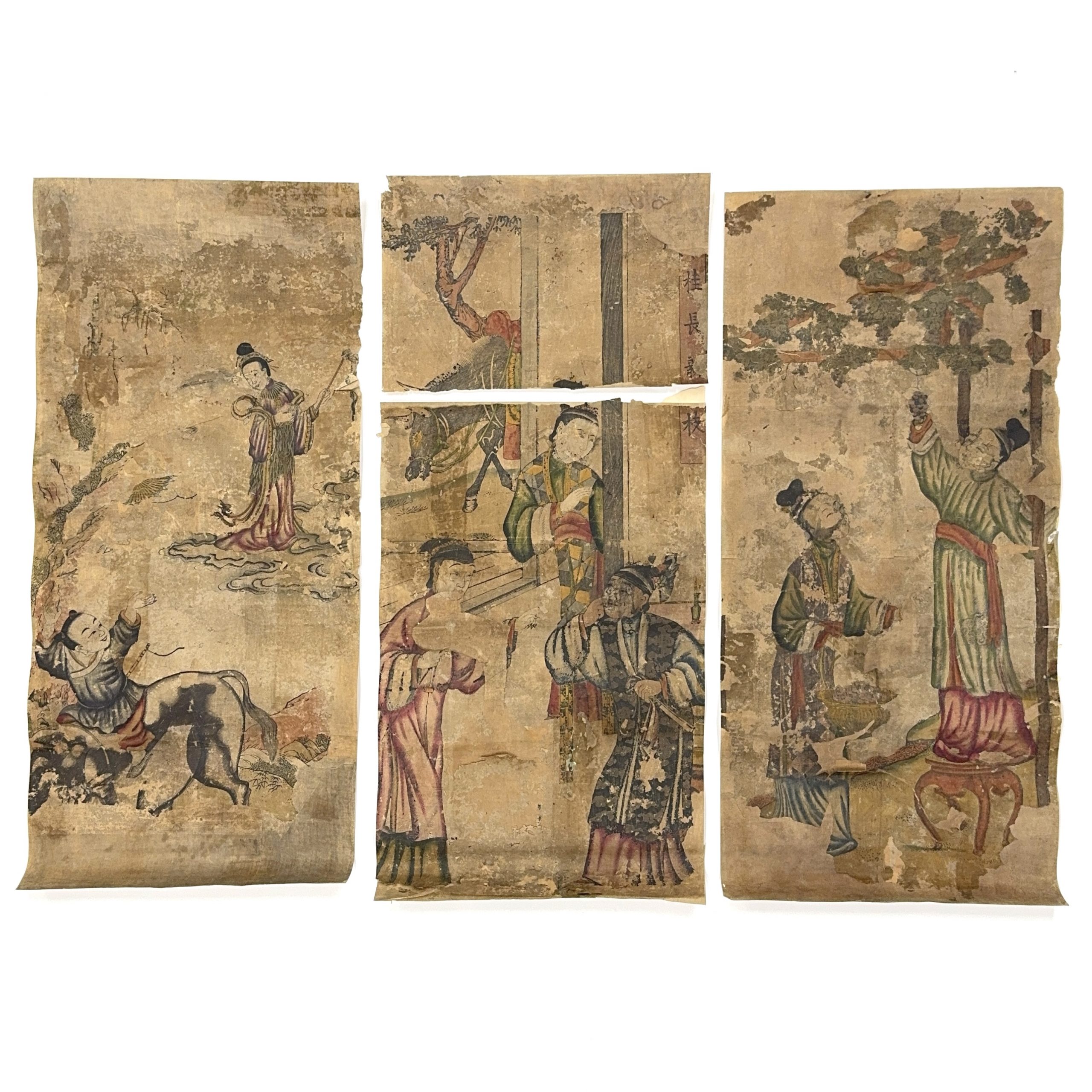 35662	蘇州版画 鏡心 計6件	97×43㎝