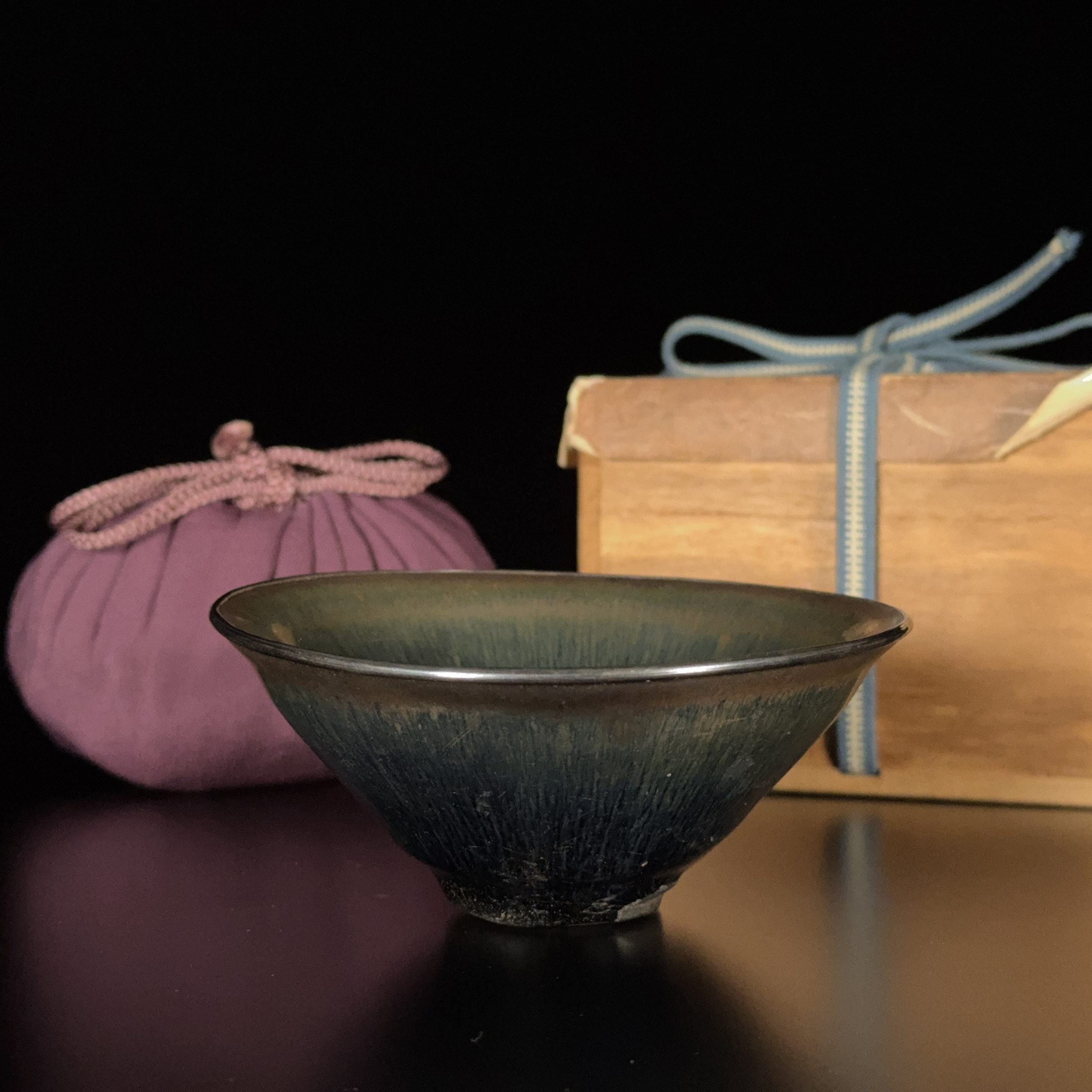 36141	南宋 建窯 禾目天目碗