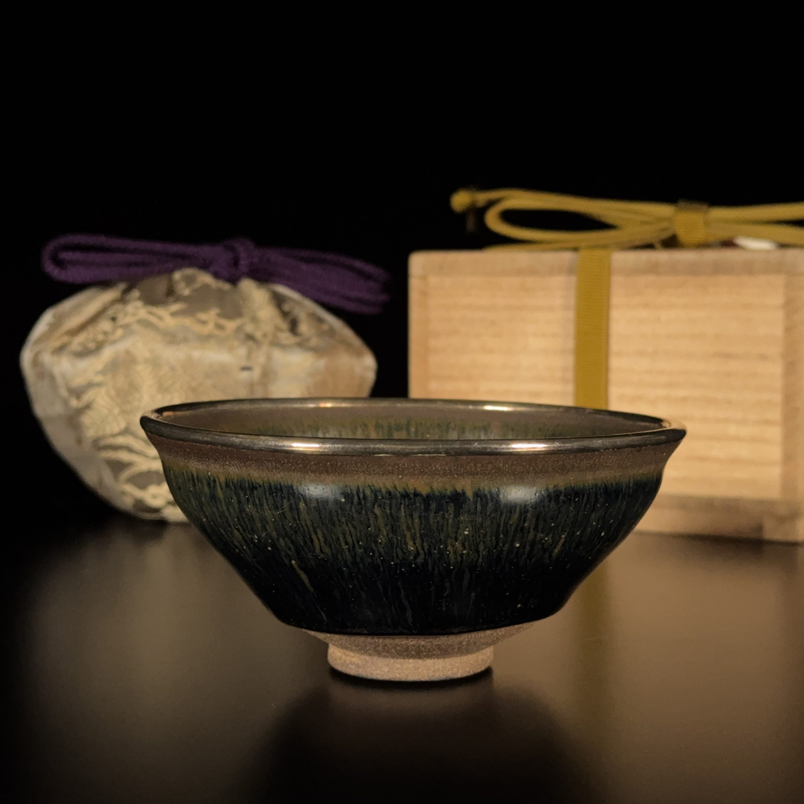 36142	南宋 建窯 禾目天目碗