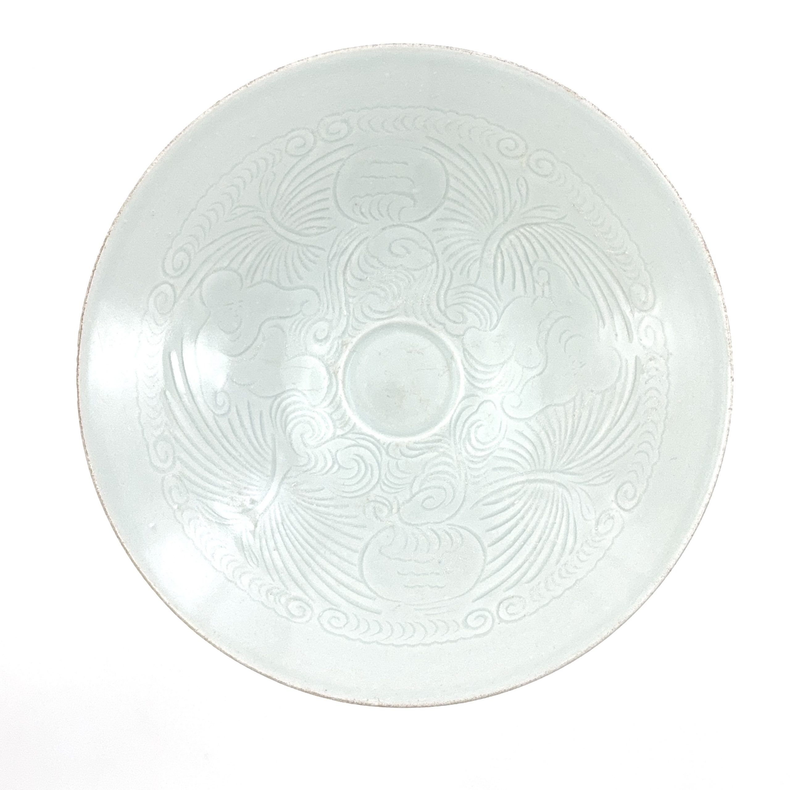 36152	南宋 青白磁 刻童子紋 碗