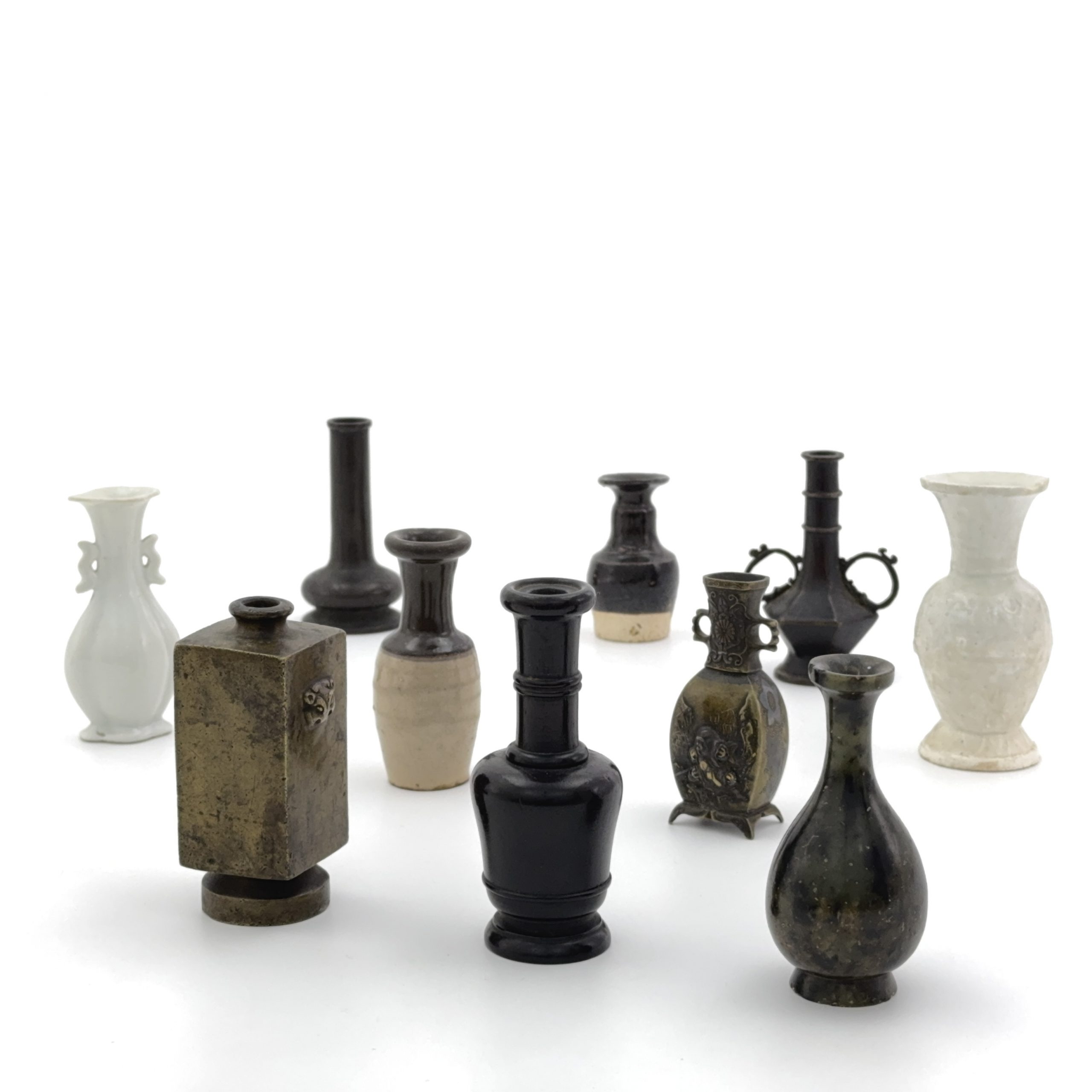 36285	清 紫檀製 瓶等 計10件