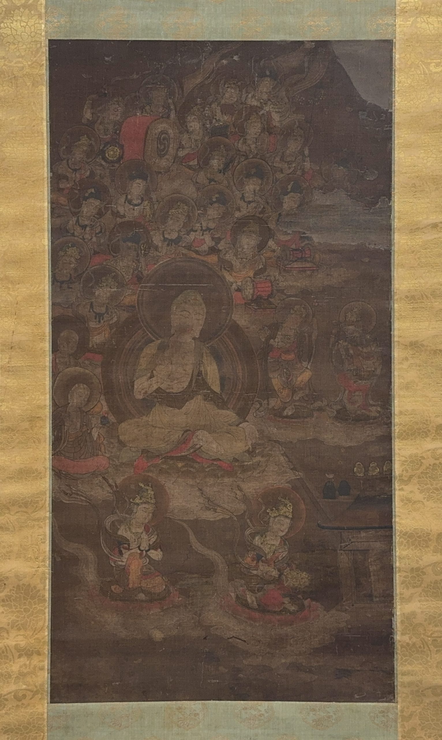 36528	古画 佛画 軸	95×50㎝