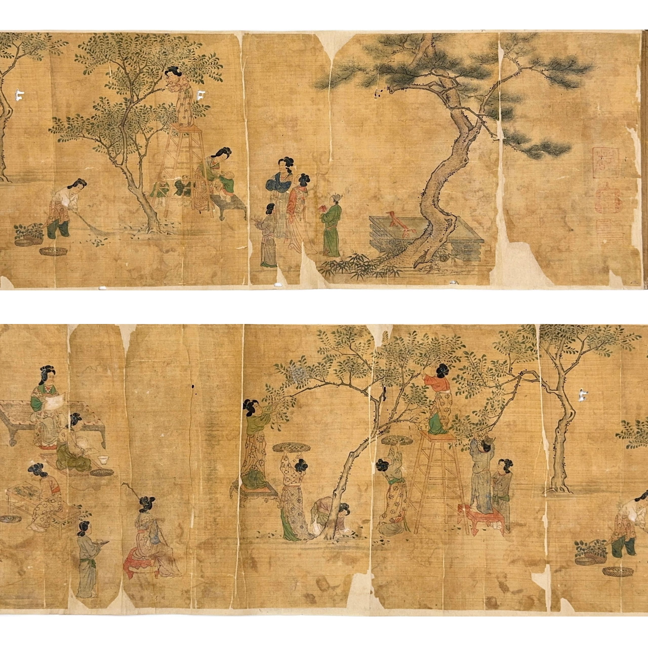 36632	在銘 楼閣人物図 巻