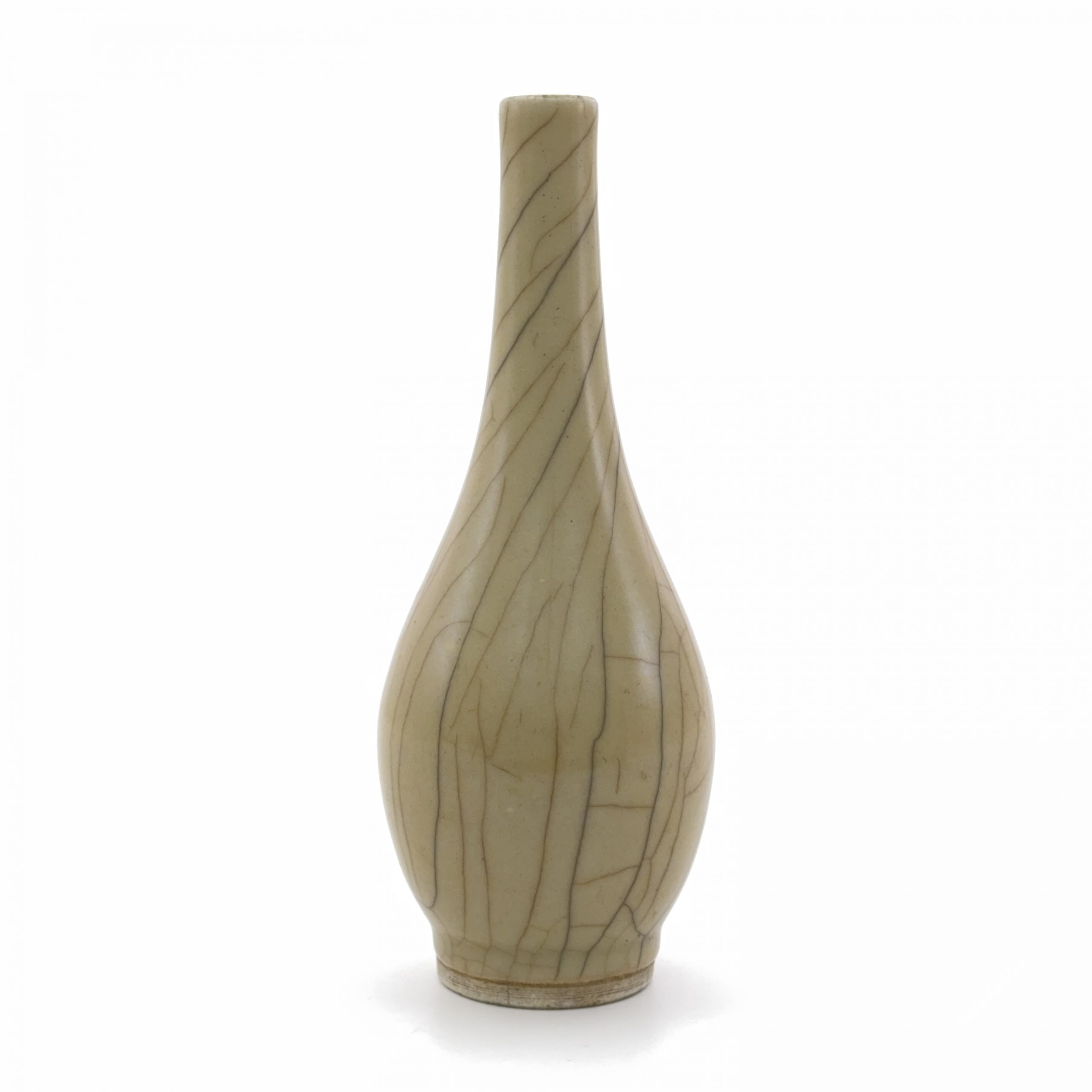 36065	清中期 仿哥釉 瓶	　