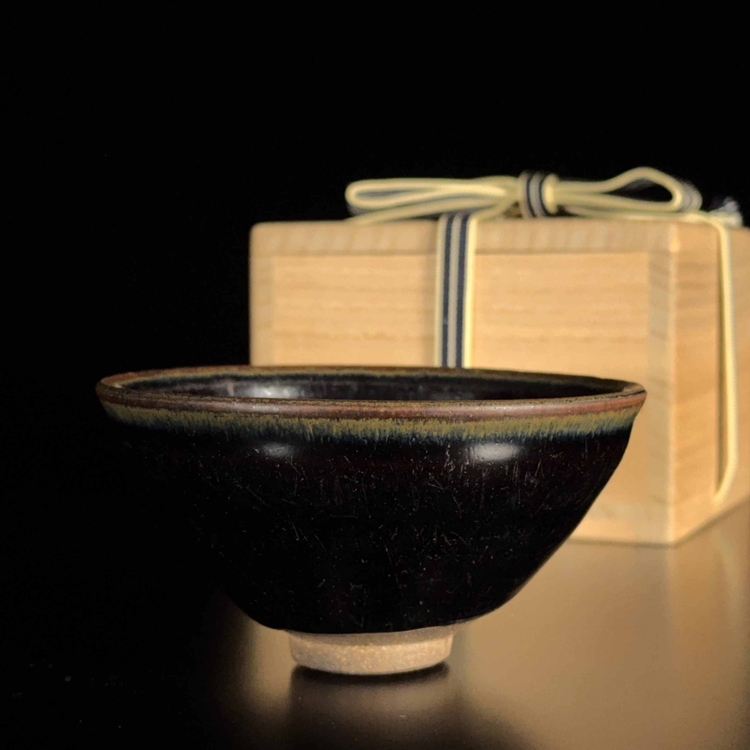 36082	南宋 建窯 禾目天目碗　