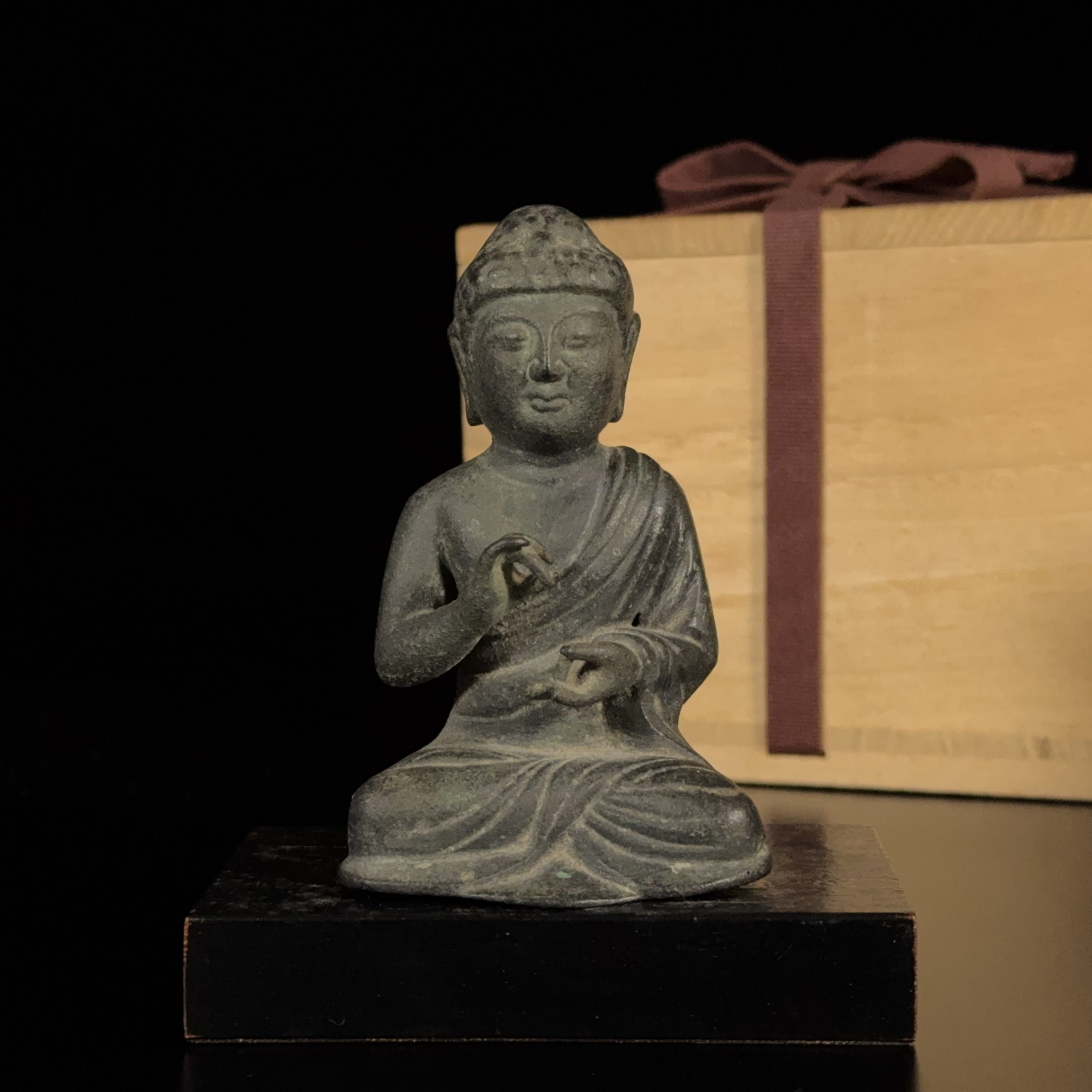 36009	五代 青銅 菩薩坐像