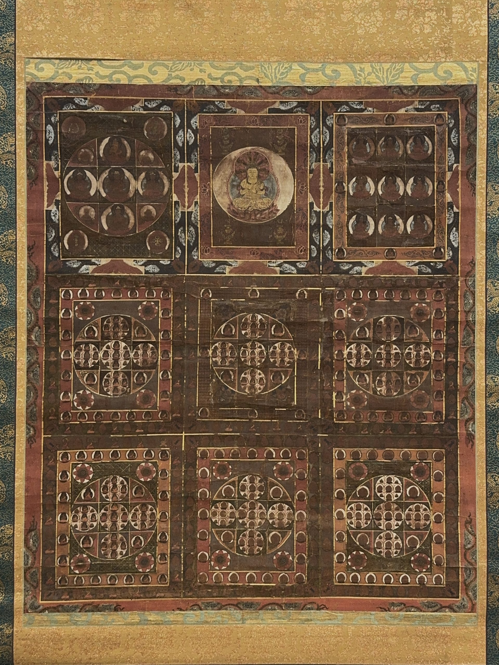 37627	曼荼羅図 軸	80×68㎝