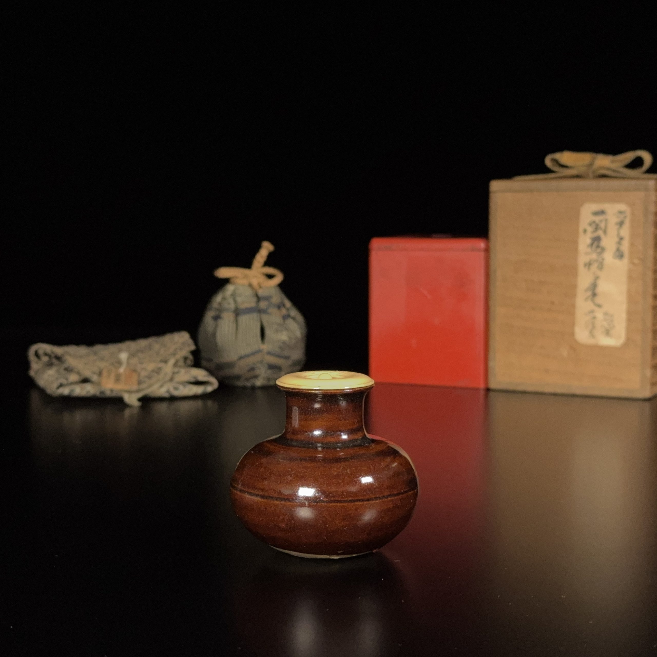 37087	南宋 唐物茶入